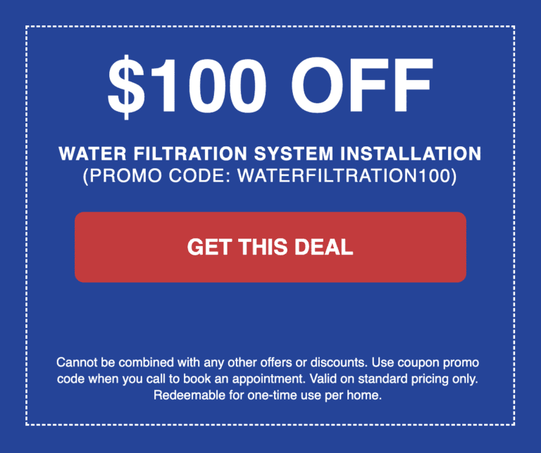 Water filtration offer