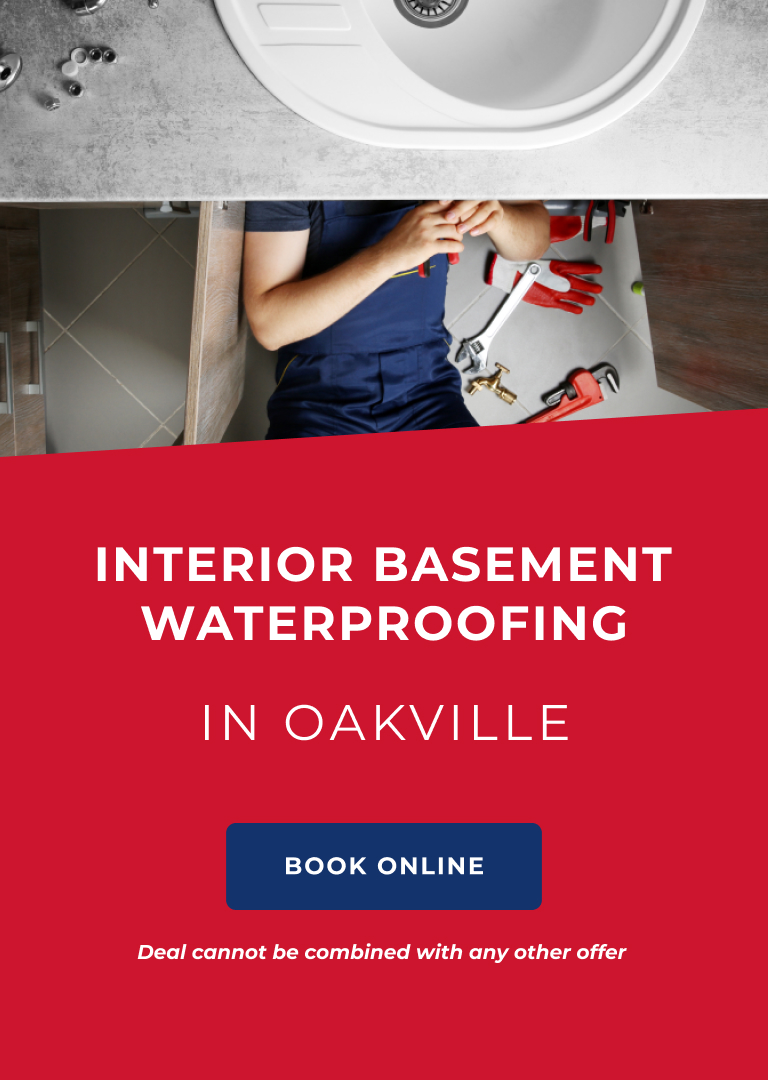 Interior Basement Waterproofing Banner Mobile